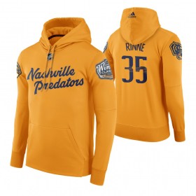 Herren Nashville Predators Pekka Rinne 35 2020 Winter Classic N001 Pullover Hooded Sweatshirt